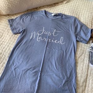 🌸Just married shirt bundle! (both men and women shirt)
